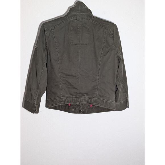 Abercrombie & Fitch Army Green Utilitarian Jacket Size L - Picture 6 of 7